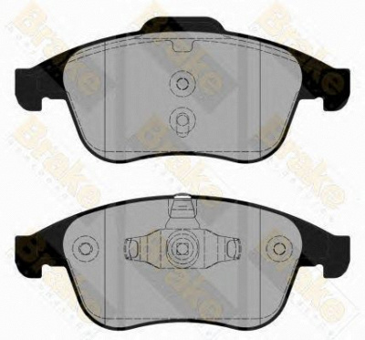 BRAKE ENGINEERING pa1816 -  Комплект тормозных колодок, дисковый тормоз